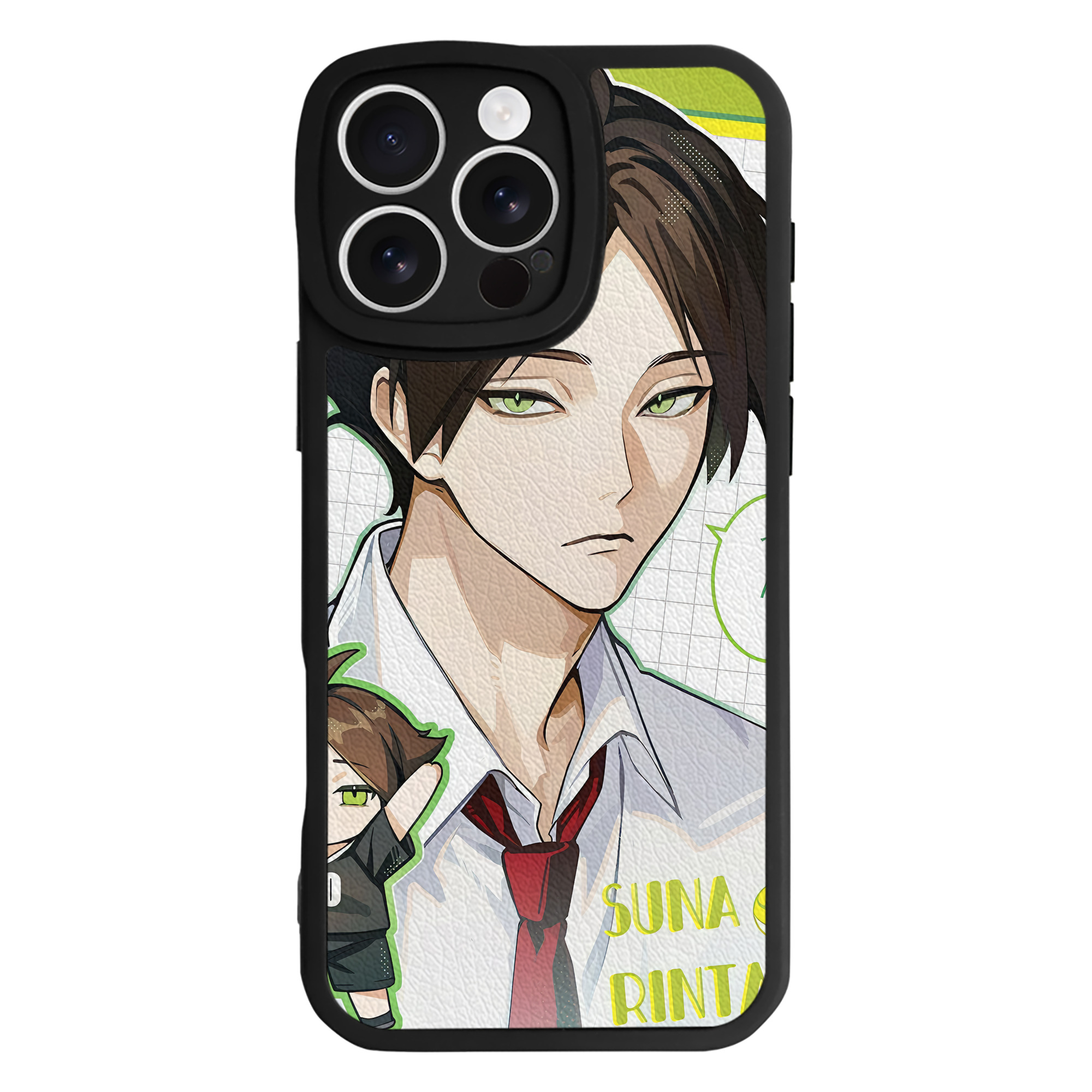（画像用） ハイキュー!! Haikyu!! 【iPhone 16シリーズ対応】シリコンスマホケース（レザー調） 材質：シリコン